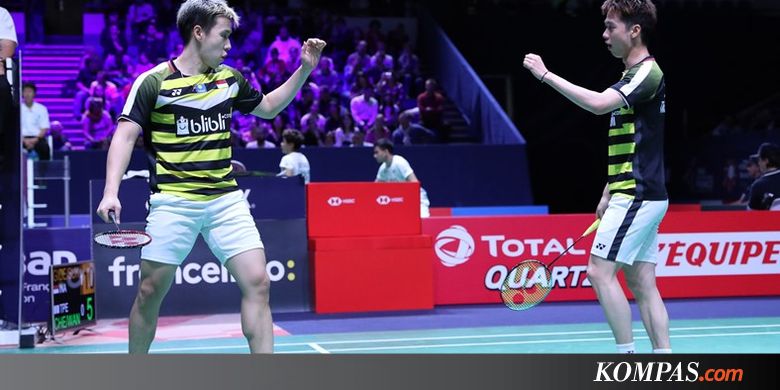 Taklukkan Wakil Tuan Rumah, Marcus/Kevin Tembus Final Malaysia Masters