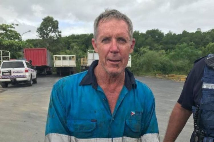 Brian Duncan bersembunyi selama 20 jam di pohon mangrove untuk menghindari serangan buaya. (ABC News/Mark Rigby)