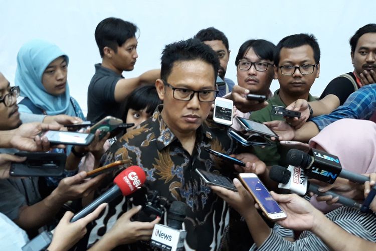 Direktur Penyidikan Komisi Pemberantasan Korupsi (KPK) Brigjen (Pol) Aris Budiman di Gedung KPK Jakarta, Jumat (6/4/2018). 