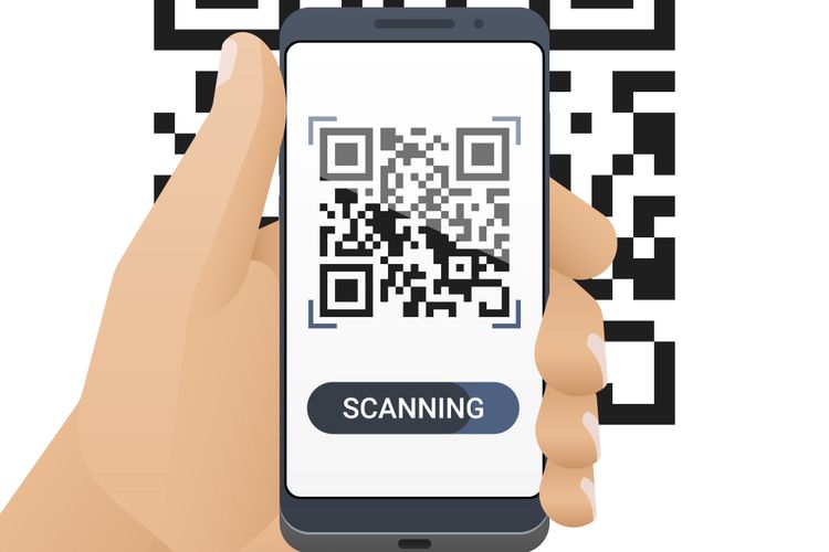 Ilustrasi kode QR