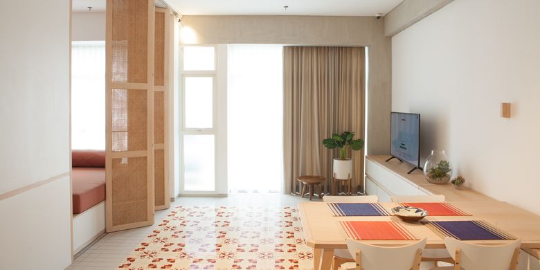 Hunian apartemen bergaya minimalis dengan konsep compact living