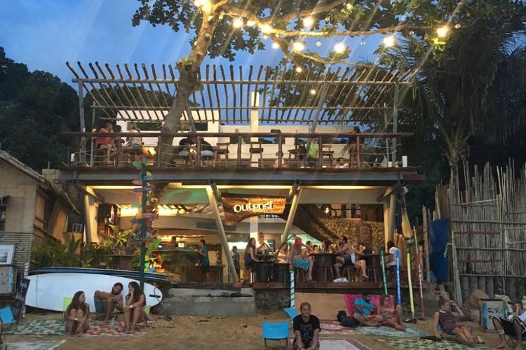 Outpost beach hostel, El Nido, Filipina