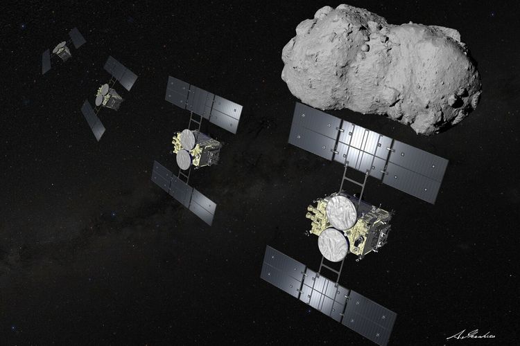 Wahana Antariksa Hayabusa 2 Milik Jepang Berhasil Mendekati Asteroid Torifune