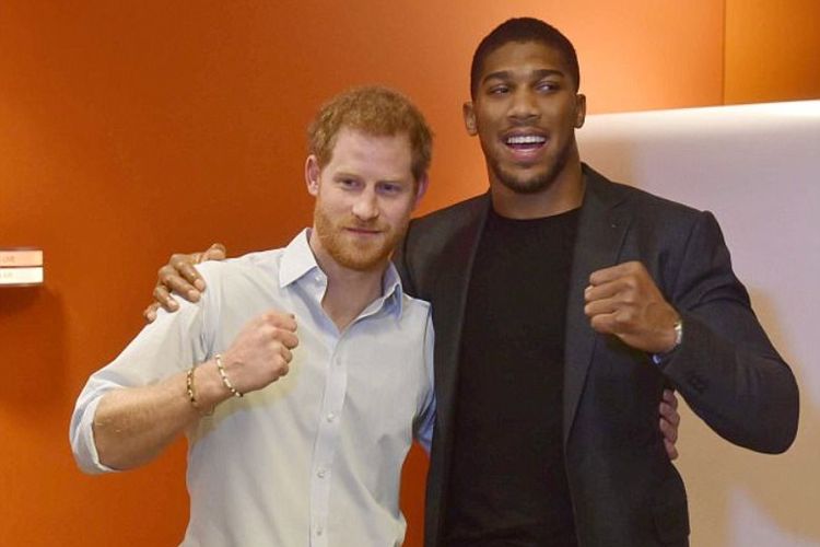 Pangeran Harry dan Anthony Joshua