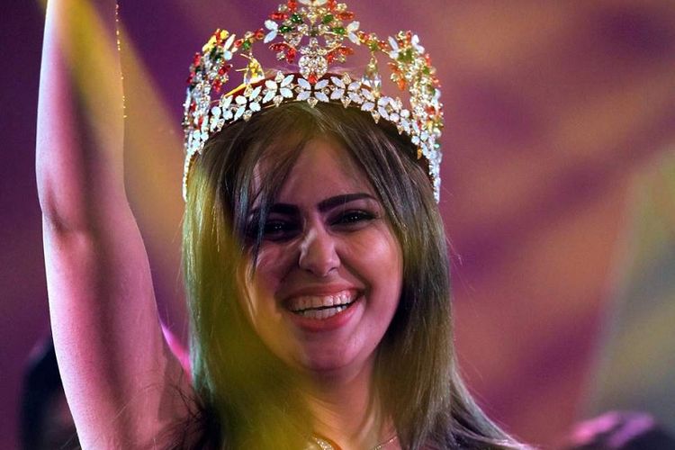 Shimaa Qasim Abdulrahman, juara kontes Miss Iraq 2015.