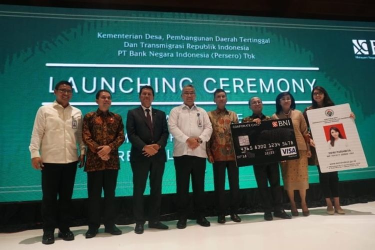 PT Bank Negara Indonesia (Persero) mendukung Kementerian Desa Pembangunan Daerah Tertinggal dan Transmigrasi (Kemendes PDTT) untuk menyediakan smart office, Rabu (1/8/2018)
