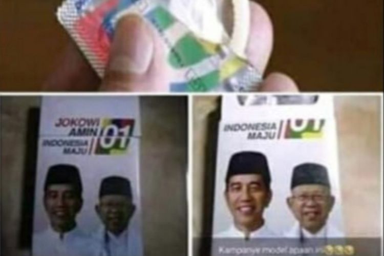 Gambar produk kondom yang viral di medsos dan grup watshapp(Istimewa) - kompas.com