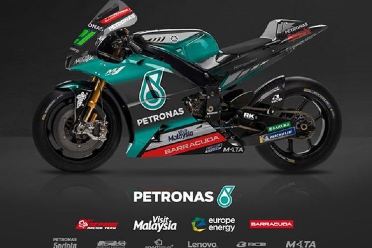 Motor balap tim Petronas Yamaha Sepang Racing Team untuk MotoGP 2019.