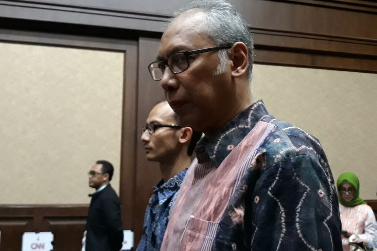 Dokter Bimanesh Sutarjo di Pengadilan Tindak Pidana Korupsi Jakarta, Kamis (19/4/2018).