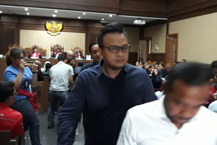 Irvanto Hendra Pambudi di Pengadilan Tipikor Jakarta, Senin (5/3/2018).