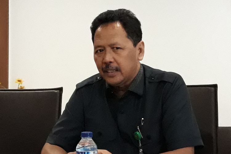 Ketua Pengadilan Negeri Jakarta Pusat Yanto di Gedung PN Jakpus, Senin (12/3/2018).