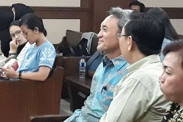 Mantan petinggi Lippo Group, Eddy Sindoro di Pengadilan Tipikor Jakarta, Rabu (6/3/2019).