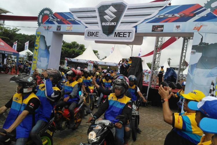Suzuki Bike Meet di kota ketujuh, Banjarmasin.