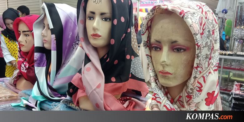 Larisnya Hijab Bermotif Jelang Lebaran - Kompas.com
