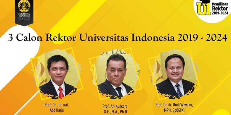 Pemilihan rektor Universitas Indonesia (UI) periode 2019-2024.