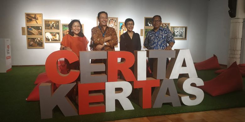 Harian Kompas dan Asia Pulp & Paper (APP) Sinar Mas menggelar pameran foto Cerita Kertas? di Bentara Budaya Jakarta yang akan berlangsung pada 13-15 Maret 2019. 