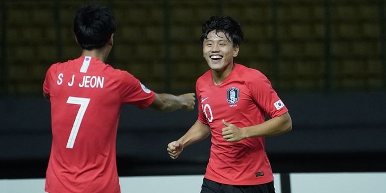 Pemain timnas U-19 Korea Selatan, Cho Young-wook.