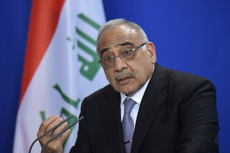 Perdana Menteri Irak Adel Abdel Mahdi.