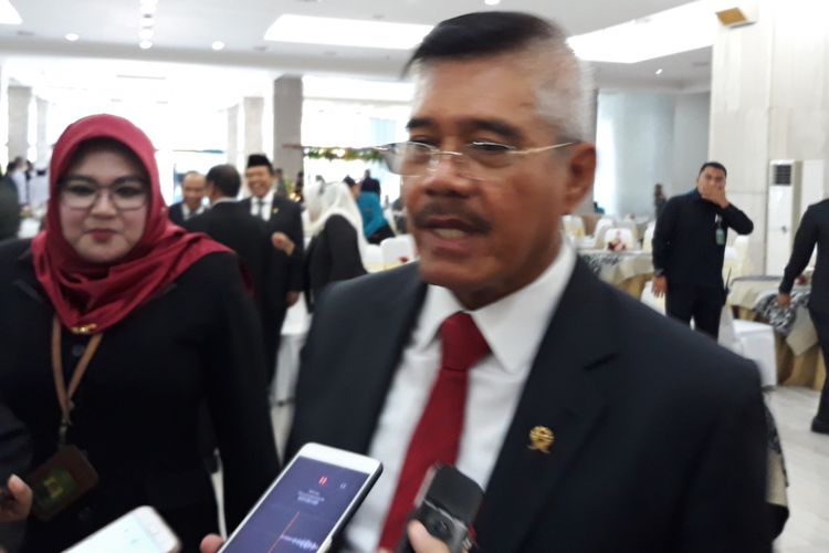 Ketua Mahkamah Agung Hatta Ali di Gedung MA Jakarta Pusat, Selasa (9/10/2018).
