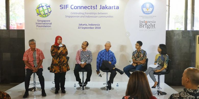 Seminar pendidikan dalam ajang SIF Connects Jakarta (22/9/2018)