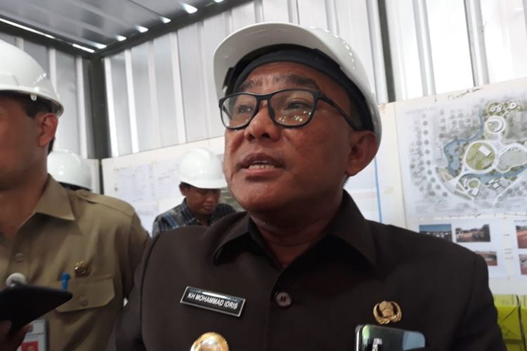 Wali Kota Depok Mohammad Idris saat ditemui di Jalan Boulevard, Depok, Senin (24/9/2018).
