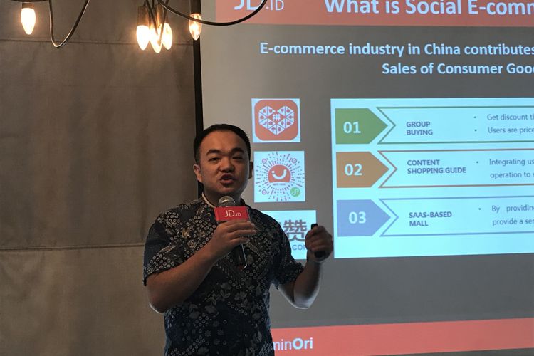 Head of Social Commerce and Membership Marketing Division JD.id Duke Shu di Jakarta Selatan, Senin (3/12/2018)