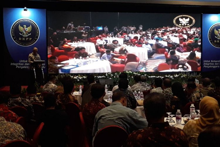 Penyampaian Laporan Kinerja (Lapkin) DKPP Tahun 2018 di Hotel Mercure, Jakarta Utara,