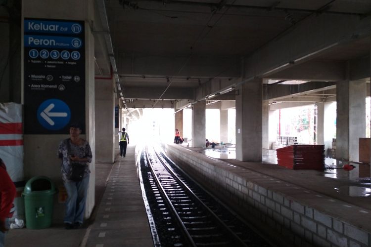 Jalur 10 Stasiun Manggarai yang ditutup untuk mengebut Revitalisasi Stasiun Manggarai