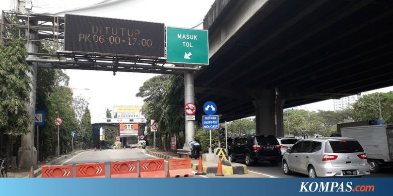 Penutupan Gerbang Tol Podomoro Bikin Lalu Lintas Macet