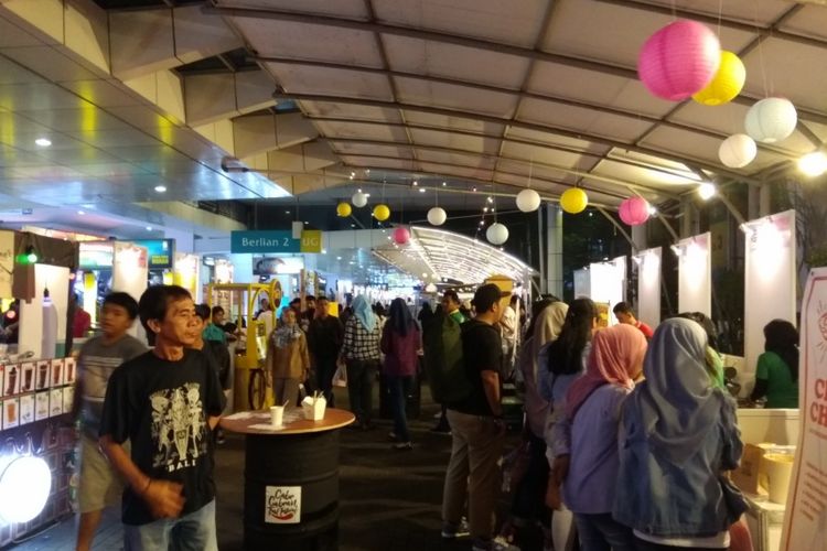 Suasana di Cabe Cabean Food Festival, Blok M, Jakarta, Jumat (4/5/2018). 