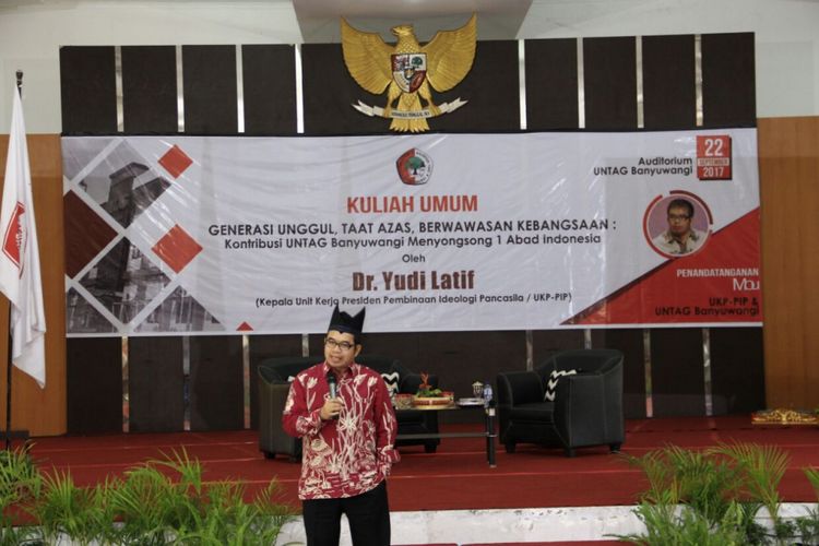  Kepala Unit Kerja Presiden Pembinaan Ideologi Pancasila Yudi Latif 