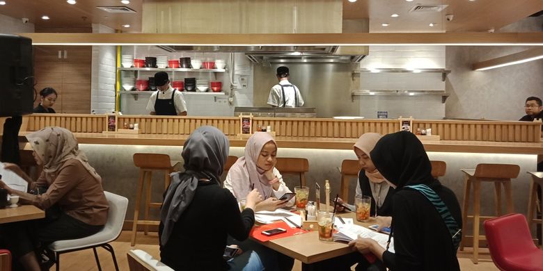 Gerai Ramen Ippudo di Grand Indonesia Mall. Gerai ini menjadi gerai ketiga Ippudo di Jakarta.