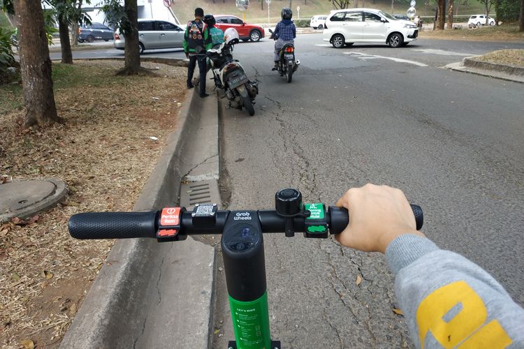 Penampakan unit skuter listrik Grab Wheels (28/7/2019)