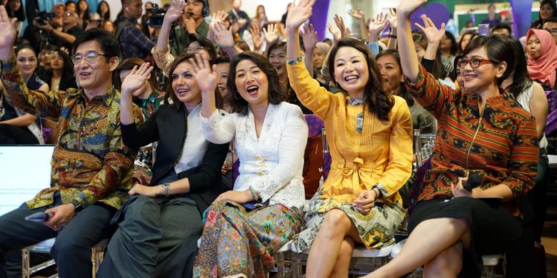 Global conference on Woman and Entrepreneurship 2019 yang diadakan Lazada di Jakarta (28/8/2019).