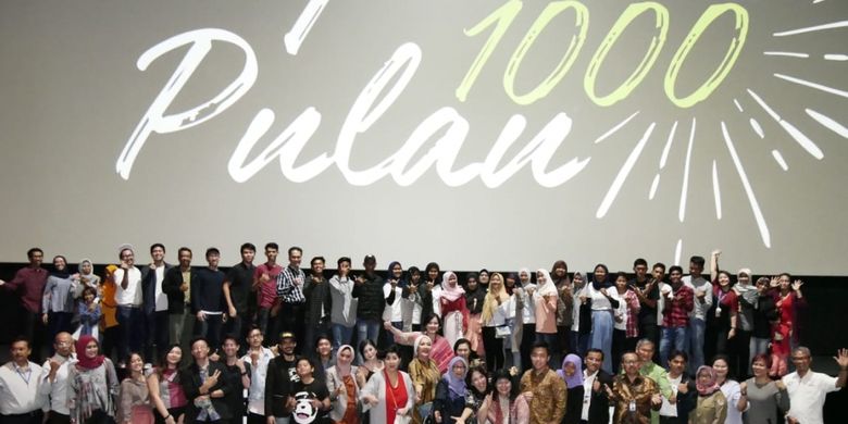 Gala premier film Impian 1000 Pulau di CGV Plaza Indonesia, Jakarta, Senin (29/10/2018).