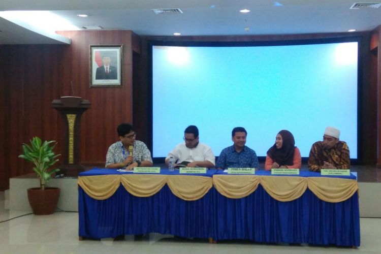 Seminar bertajuk Pembelajaran Upaya Pencegahan Eksploitasi Seksual Komersial Anak dan Kekerasan Seksual terhadap Anak di Masyarakat Adat dan Perkotaan di Kementerian PPPA, di Jakarta, Selasa (1/8/2017).