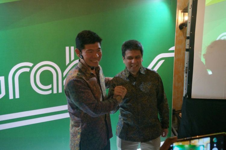 President of Grab Indonesia Ridzki Kramadibrata Di Jakarta, Rabu (6/3/2019)