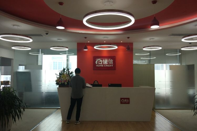 Kantor Home Credit di Tianjin, China. 