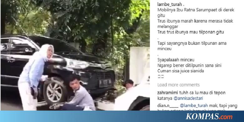 Ratna Sarumpaet Ralat Pernyataannya yang Sebut Petugas Dishub Minta Maaf Menderek Mobilnya