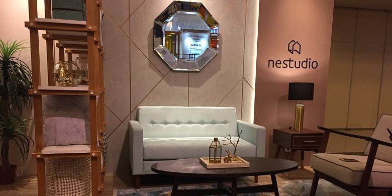 Koleksi pertama Nestudio Turquoise Cream yang dipamerkan di Hospitality 2018.