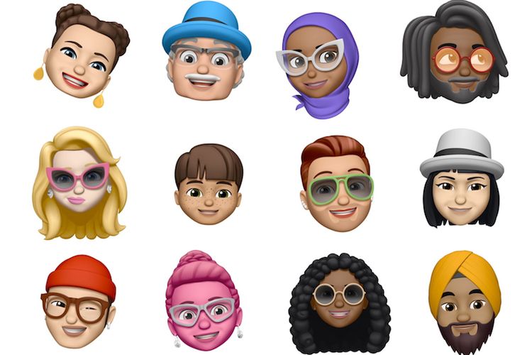 Ilustrasi Memoji Apple