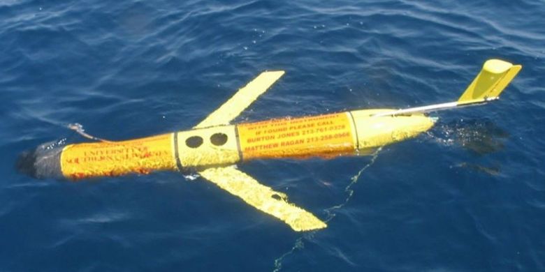 Perangkat drone bawah air yang sempat ditangkap oleh China.