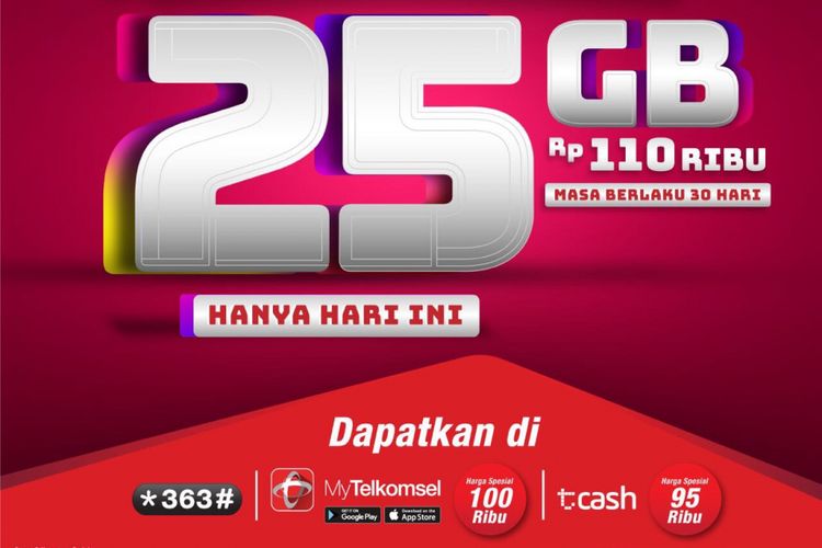 Paket promo Telkomsel 14 September 2018.