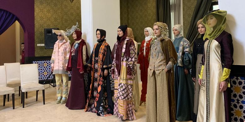 Karya desainer yang tergabung dalam Indonesia Modest Fashion Designer.