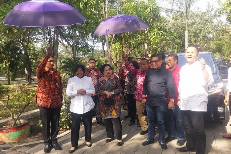 Wali Kota Risma ajak Megawati jalan-jalan ke Kebun Bibit Wonorejo Surabaya