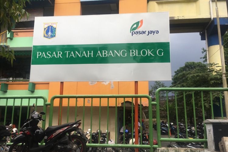 Kondisi Pasar Blok G Tanah Abang, Jakarta Pusat, Rabu (18/10/2017). 