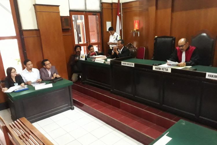 Sidang praperadilan Zunaidi Abdillah.