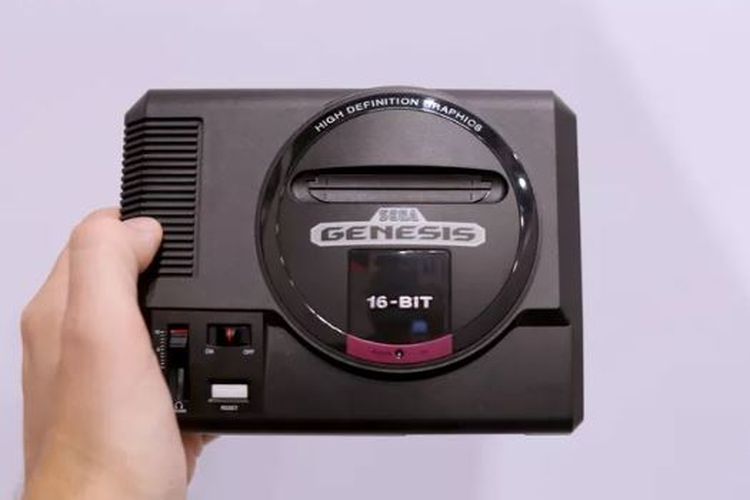 Ilustrasi Sega Genesis Mini di ajang E3 2019 di AS.