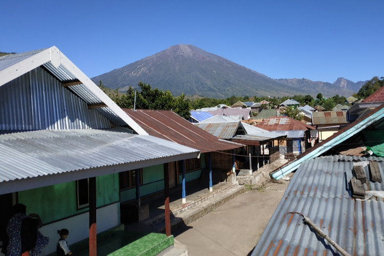 Pemandangan Gunung Rinjani.