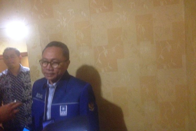 Ketua Umum PAN Zulkifli Hasan di Semarang, Jawa Tengah, Rabu (13/3/2019)